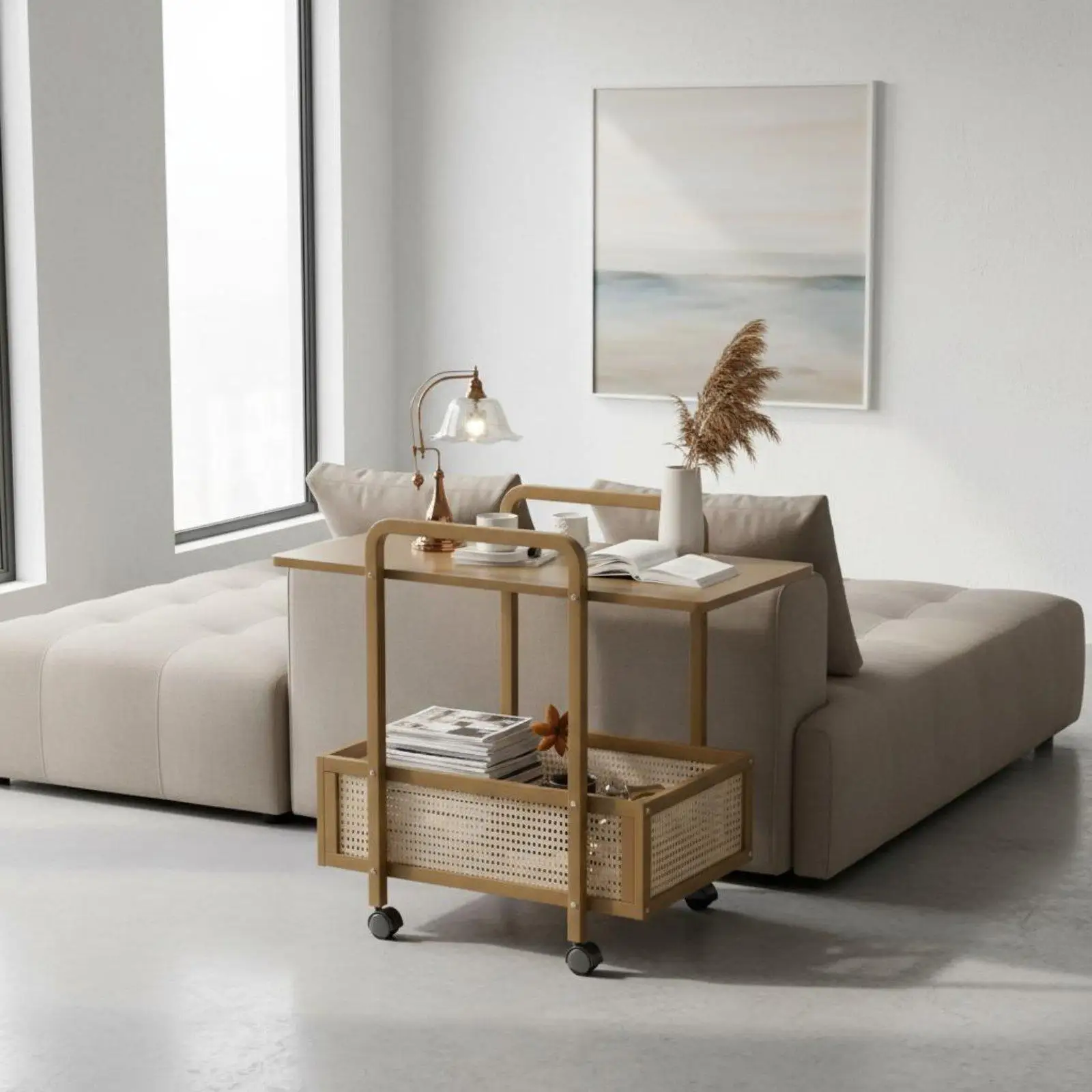table-d'appoint-en-bambou-a-roulettes-pour-chambre-a-coucher-et-salon-chariot-de-rangement-mobile-aspect-rotin