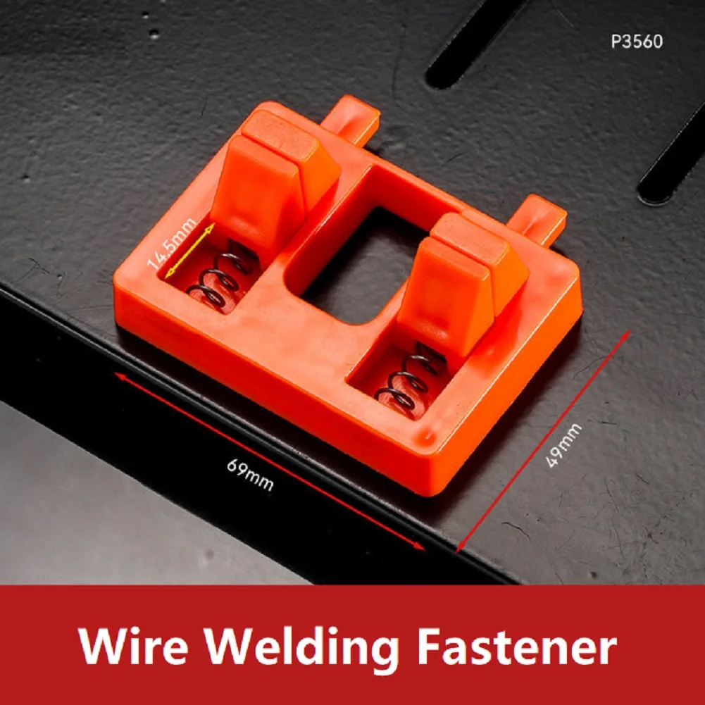 2pcs Electric Wire Welding Fixture Dual Spring Holder For Home DIY Welding Repair Tools 1.0mm To 7.3mm Spring Clips Accessories
