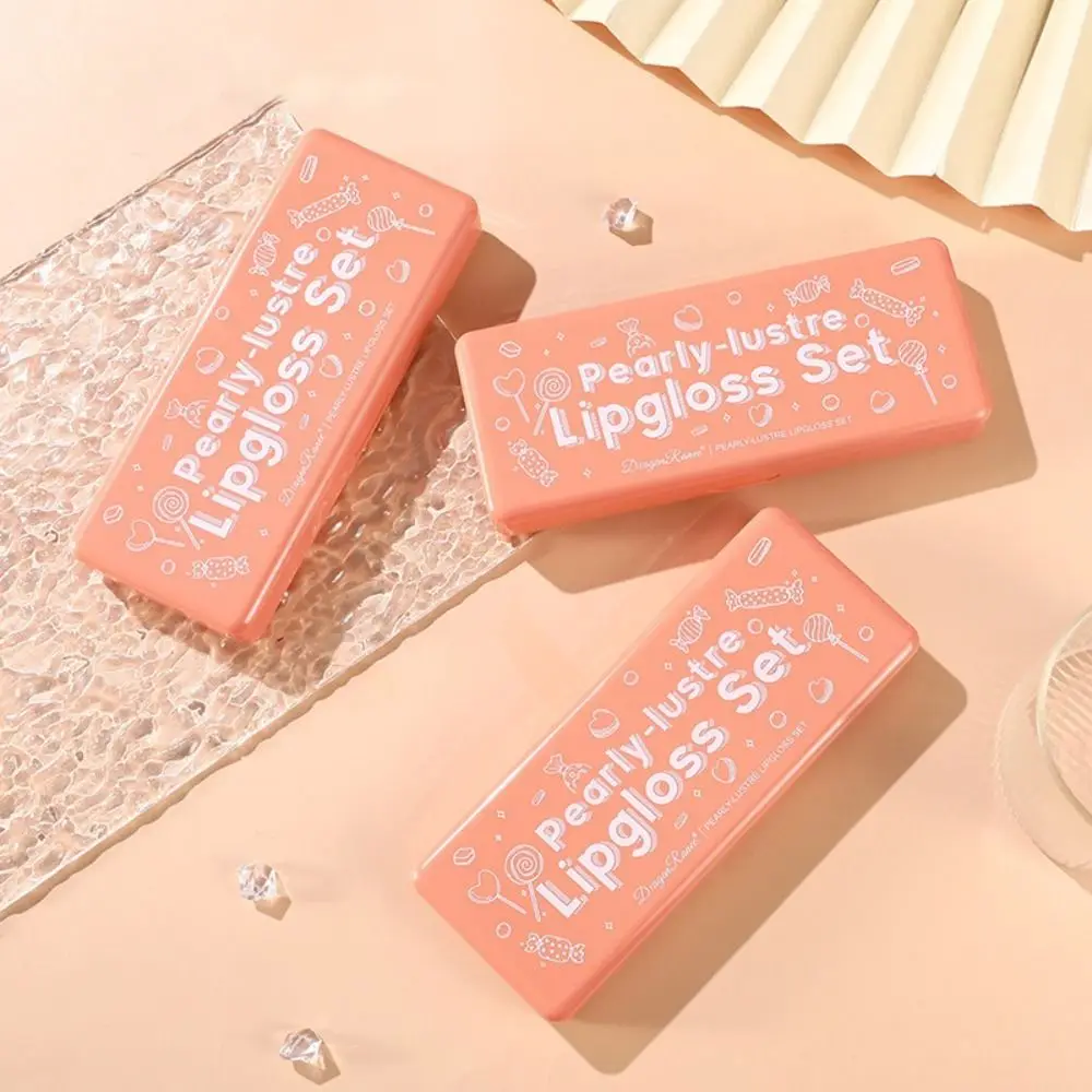 Fashion 10 Colors Mini Lipstick Moisturizing Orange Lip Gloss Waterproof Long-lasting Lip Makeup Women