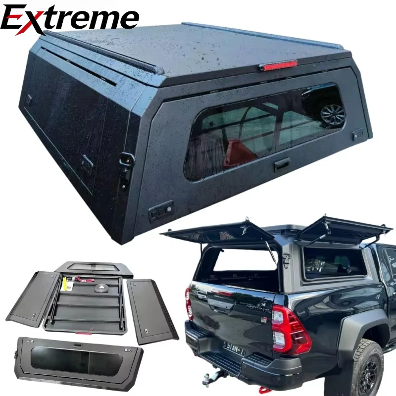 2018 2020 2021 2022 N80 Toyota Hilux G125 Raider Double Cab 4x4 Pickup Rear Bed Cap Truck Camper Shell Aluminium Hardtop Canopy