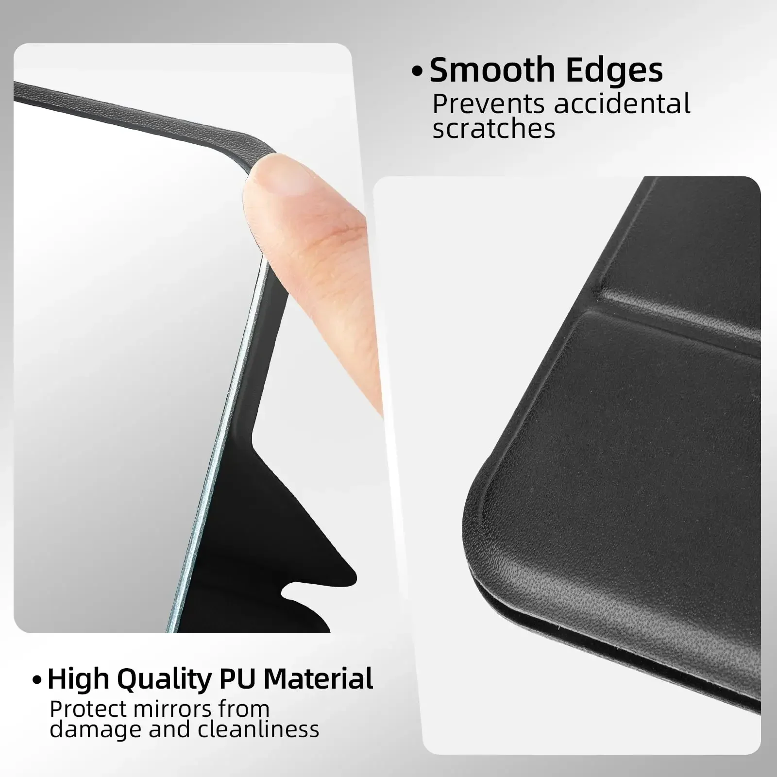 مرآة مكياج صغيرة محمولة قابلة للطي للفتيات تعمل باللمس، مرآة صغيرة محمولة عالية الوضوح لسطح المكتب #4