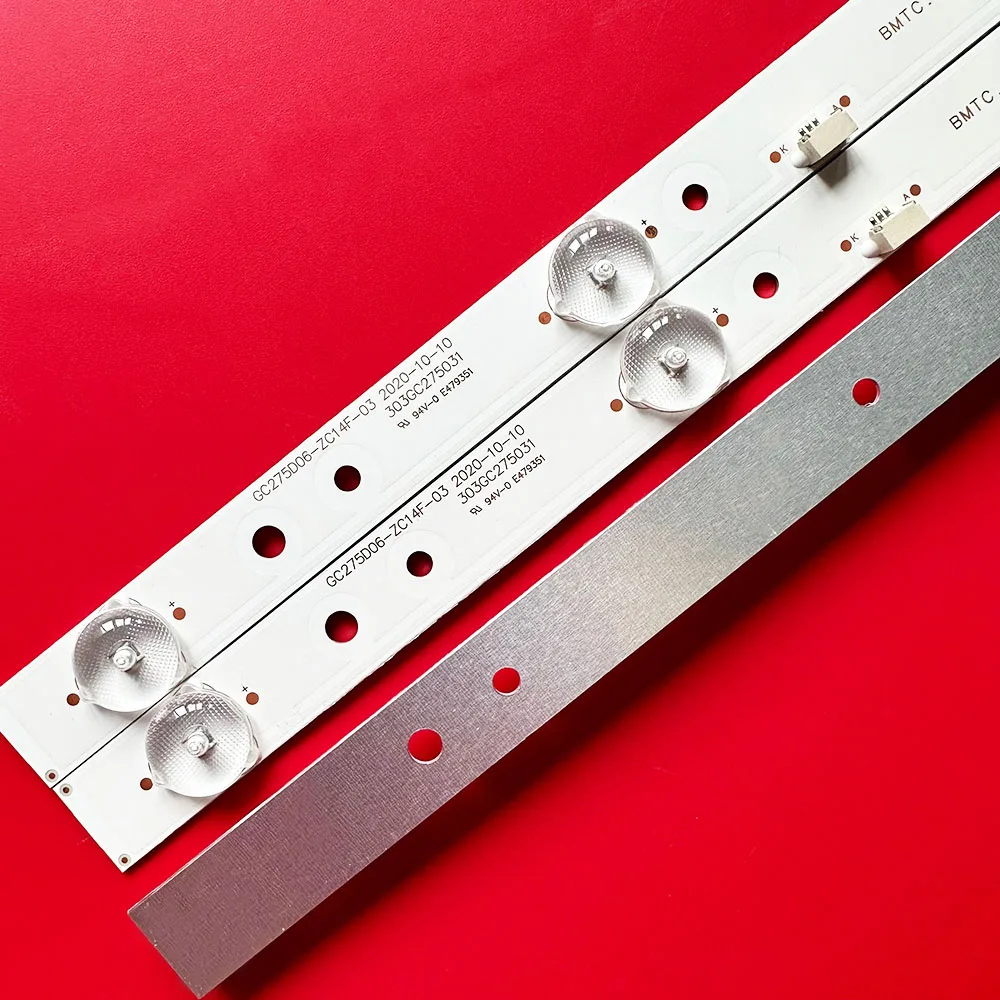 3/18PCS LED Backlight Bar For GC275D06-ZC14F-03 GC275D06-ZC21F-03 303GC275031 28PHF2056/T3 6Lamp 522MM