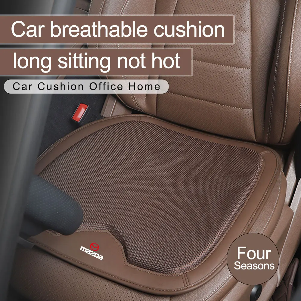 1Pcs Car Front Seat Cushion Breathable Comfortable Cushion Cover For Mazda 2 3 5 6 Axela CX-5 CX-3 CX-4 Demio RX7 MS 323 Atenza