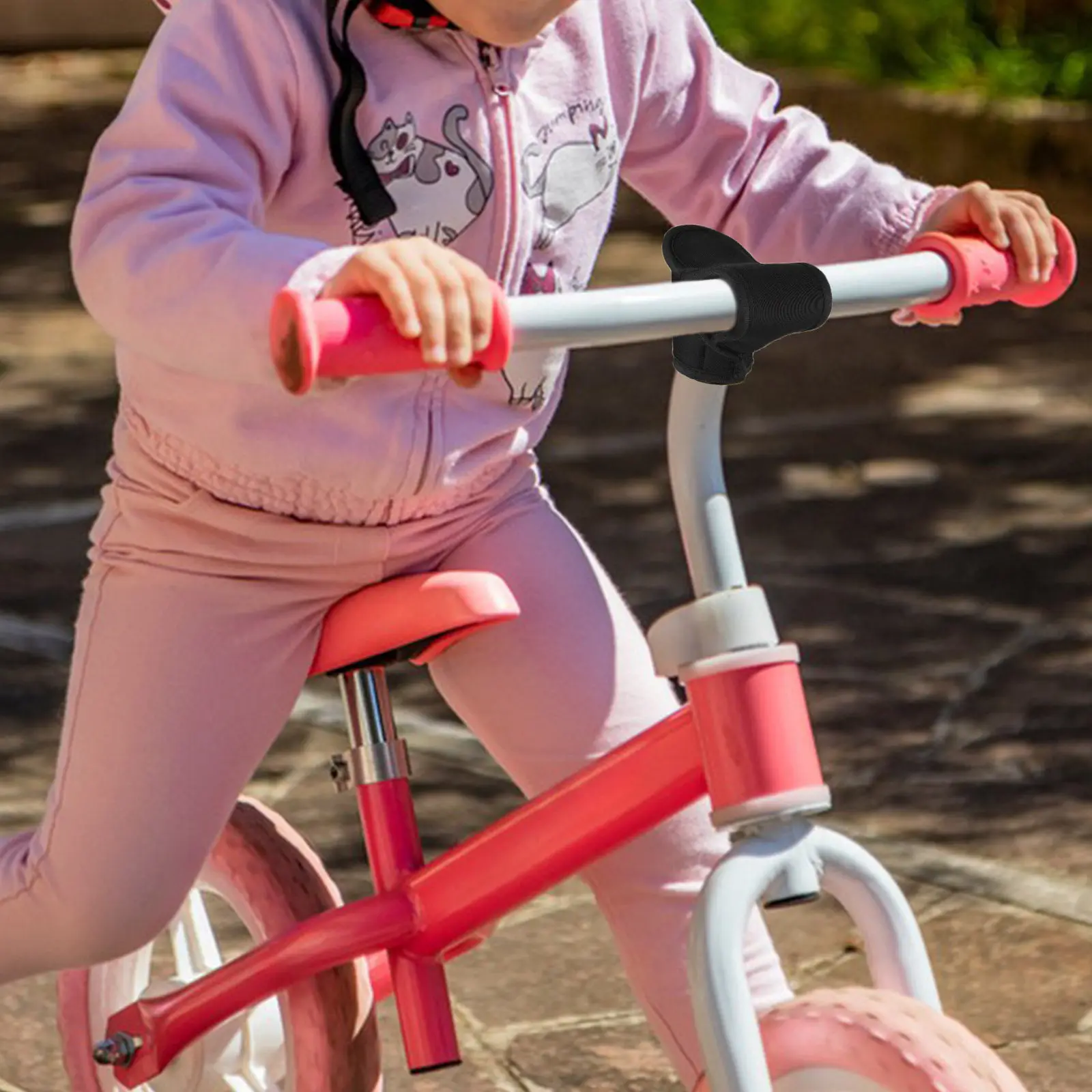 

Handlebar Protective Cover for Children Soft Fabric Detachable Anti-Collision Pad Universal Fit for Bicycles