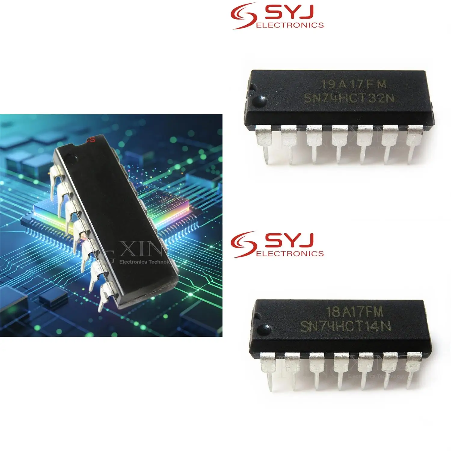 （1pcs-5pcs）SN74HCT14N 74HCT14 SN74HCT32N 74HCT32 SN74LS14N SN74LS14 DIP-14