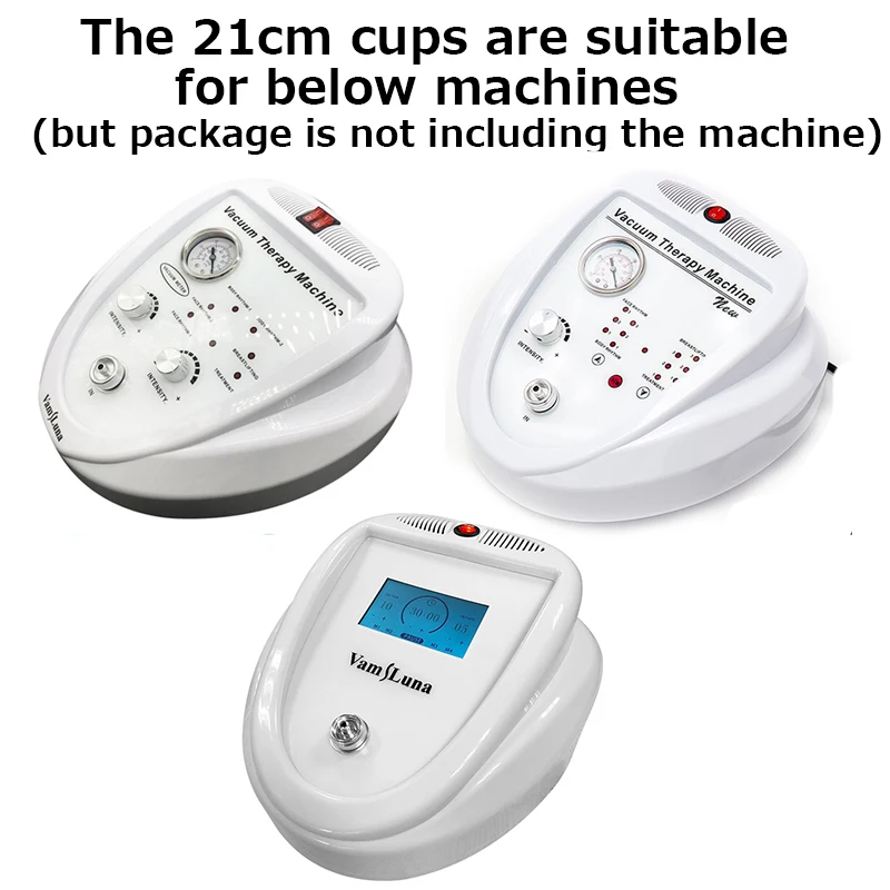 2pcs 18cm Big Massager Cups Buttock Breast Enlargement Vacuum Suction Machine Accessory