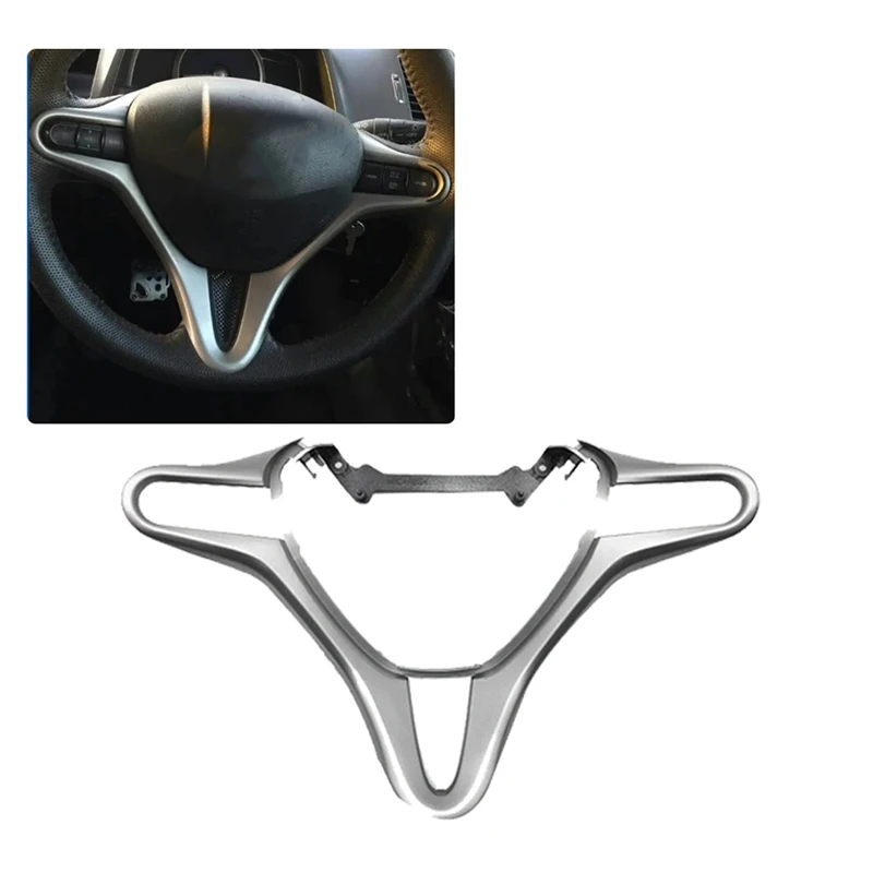 78540-SVA-A01ZB Steering Wheel Auto Cruise for Honda Civic 8Th 2006-2011 Audio Radio Switch Buttons Cover