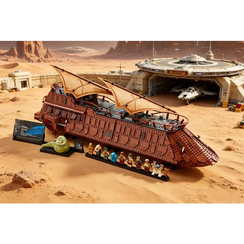 NUEVO modelo de barco a vela Jabba de 3942 piezas, regalo de cumpleaños para adultos y niños, compatible con LEGO