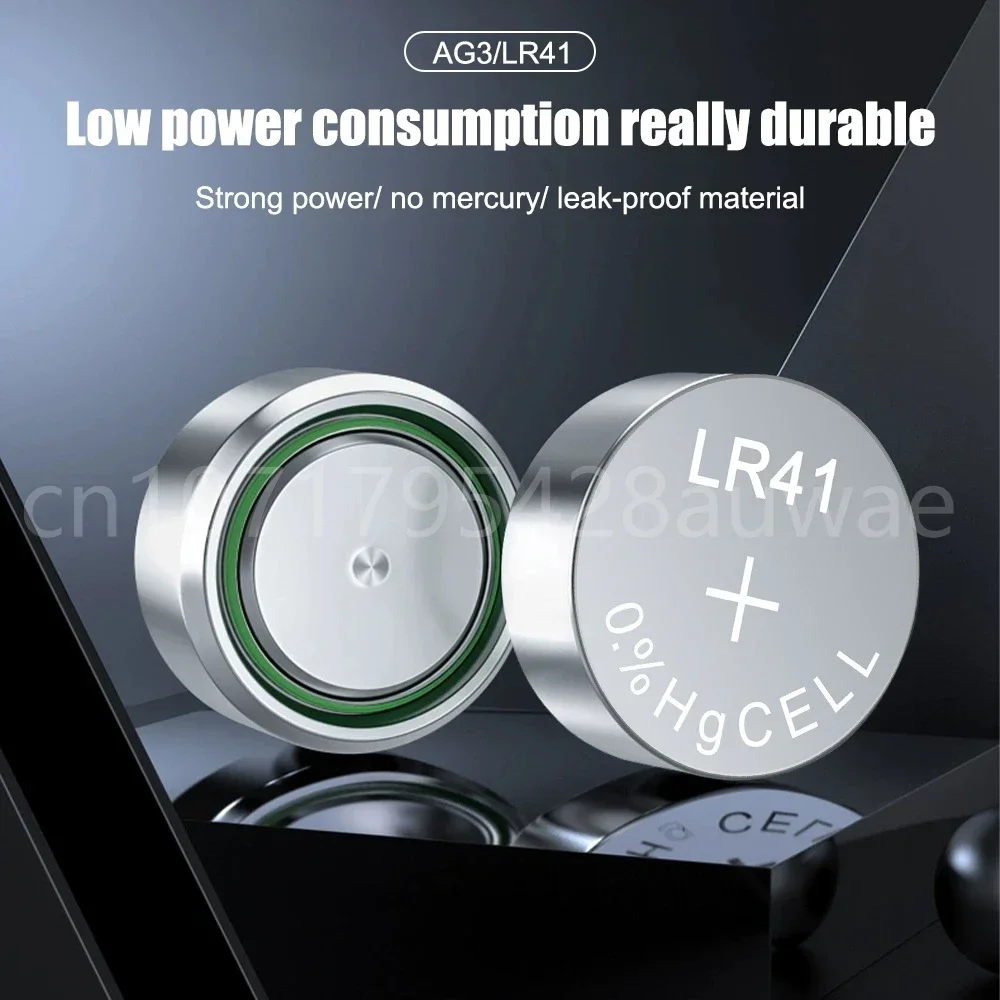 10-20PCS Alkaline Cell Coin Battery 1.55V AG3 LR41 392 Button Batteries SR41 192 L736 384 SR41SW CX41 AG 3 for Watch Toys