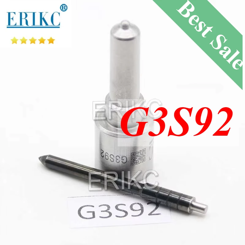 ERIKC G3S92 Дизельные детали, наконечник топливной форсунки G3S92, распылительная форсунка, распылитель для двигателя Isuzu 4JJ1 295050 -1540 8- 98246751 -0