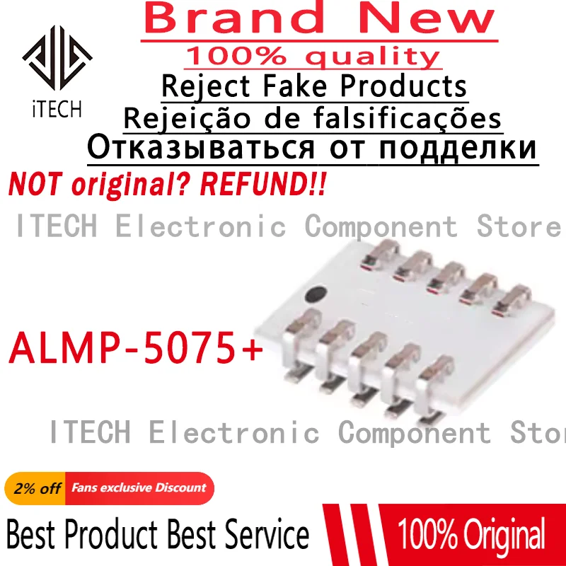 5pcs/lot Original ALMP-5075+ DC-3000MHz 1PCS 100% New and Genuine