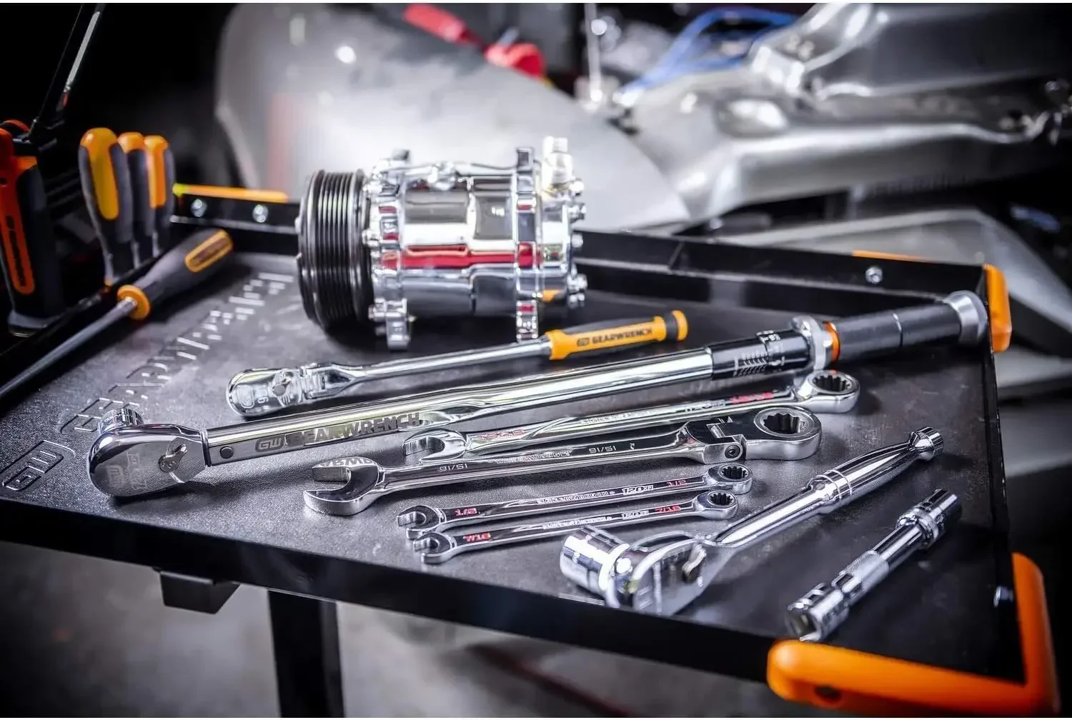 Table de travail mobile réglable, recommandée, 35 à 48 " - 83166