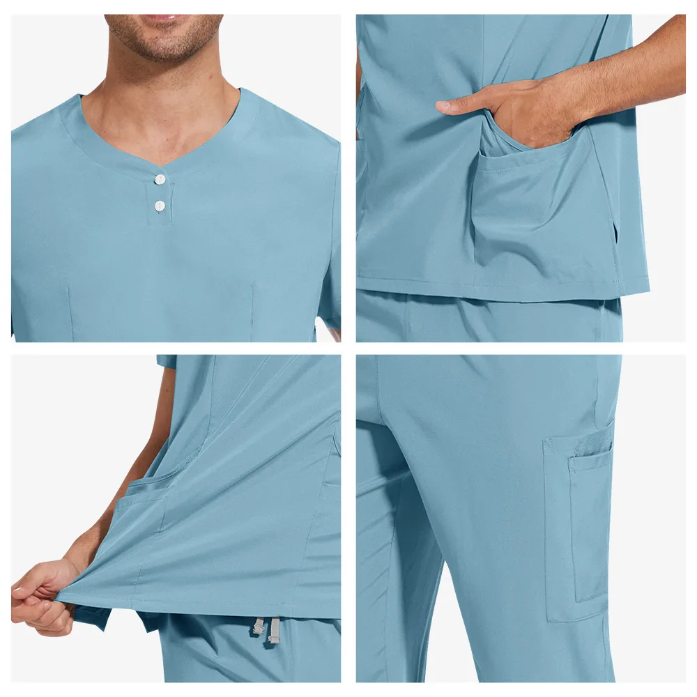 

Unisex Frosted Suit, Uniform, Female Jogger, Hospital, Medical, Surgical, Pharmacy, Beauty