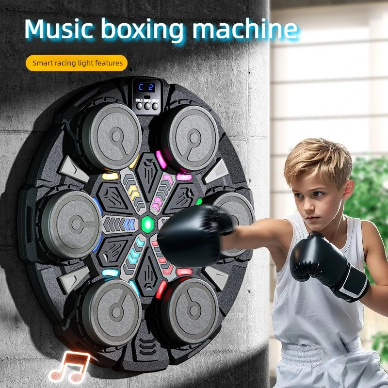 Smart Musical Boxing Machine with Bluetooth Training Device Sports Toys Fitness Exercise Equipment Adults Boys Girls Gift