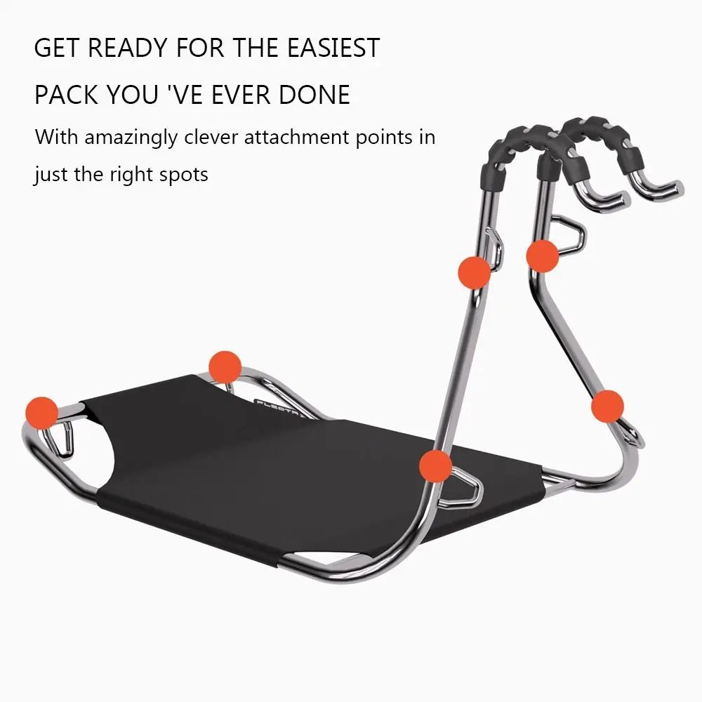 

Detachable Bike Basket Front Rack Spacious Storage Capacity Free Assembly Bike Storage Rack Versatile Compatibility