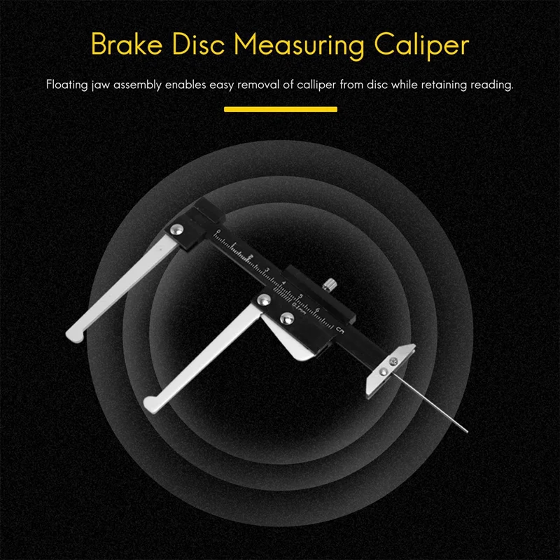 Disc Brake Rotor Thickness Caliper 0-60Mm Gauge Gage Micrometer Measuring Tool