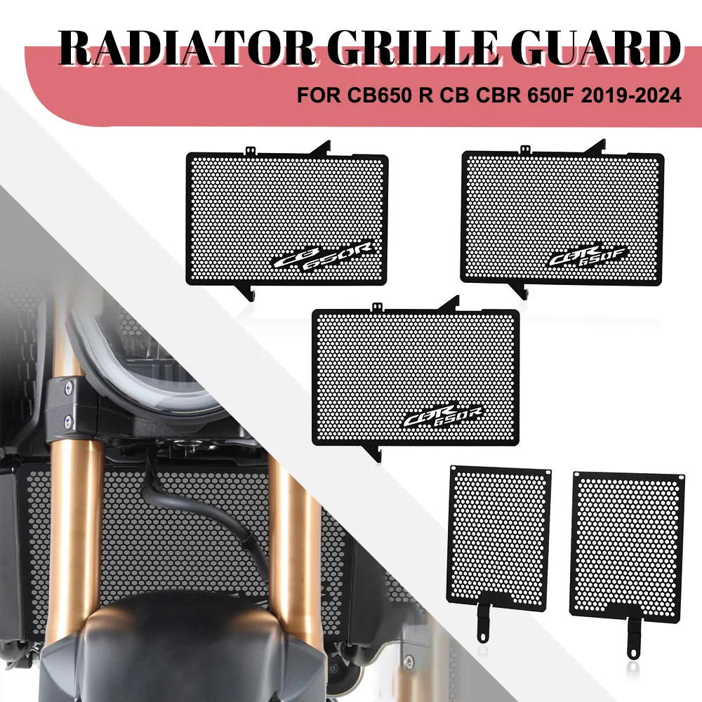 

For HONDA CB650 R CB CBR 650F 2019 2020 2021 2022 2023 2024 CB650R CBR650R CBR650F CB650F Radiator Grille Cover Guard Protection