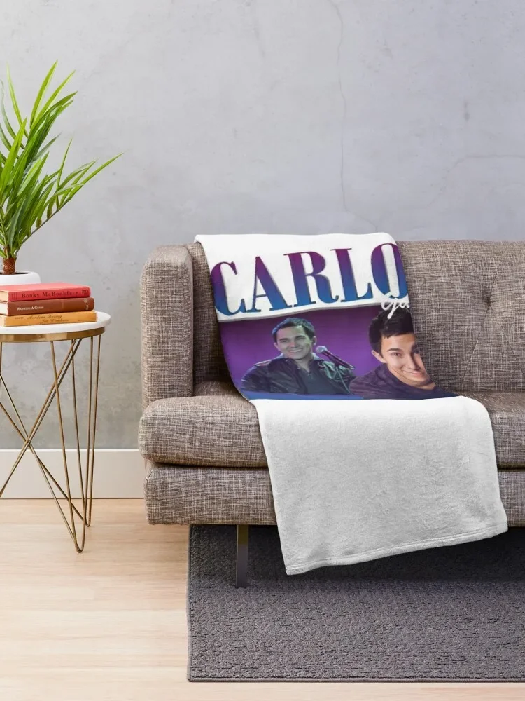 Retro Carlos Big Time Rush Perfect Gift Fan Throw Blanket cosplay anime sofa bed Blankets