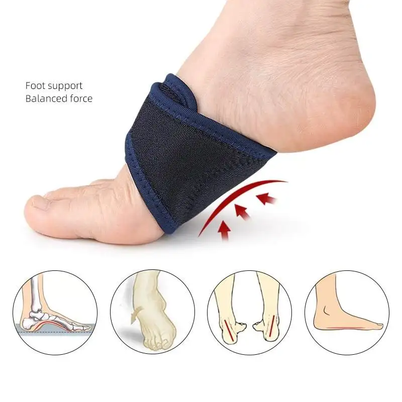 1/2Pairs Orthotic Flat Insole Foot Arch Support Insoles Women Men Half Shoe Insoles Feet Care Accessories Shoes Pad Orthopedic