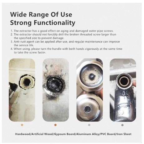 Grifo 2 en 1, Extractor de cables rotos, tubería de agua residual, grifo de extracción de cables rotos, herramientas prácticas para fontaneros, electricistas para reparar