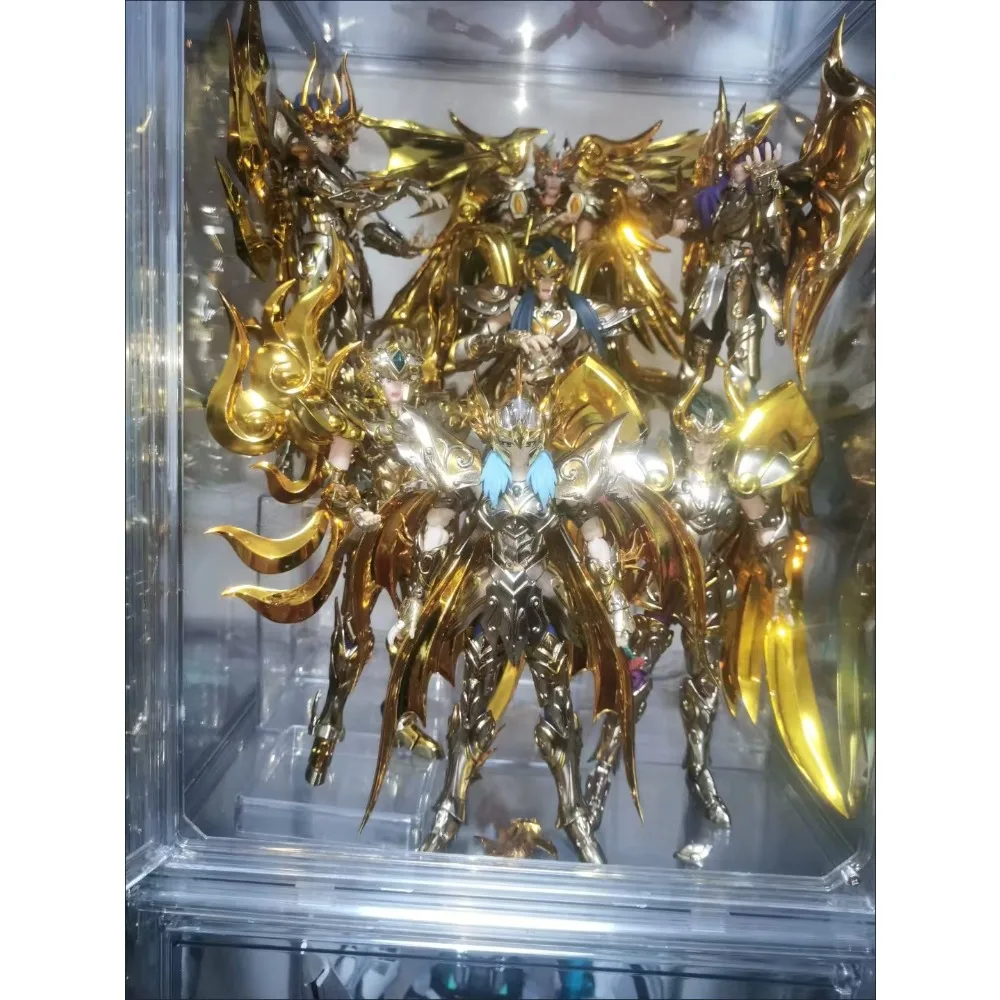 GT model Saint Seiya EX Sagittarius Aiolos/Milo/Camus/Gemini/Cancer Soul of God Knights of the Zodiac Action Figure Toy Gifts