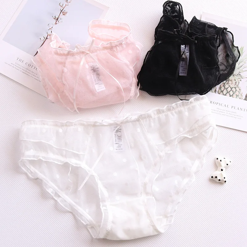 Girls Underwear 3pc/lot  panties low Waist Briefs Young Girl teenagers Pants children students solid