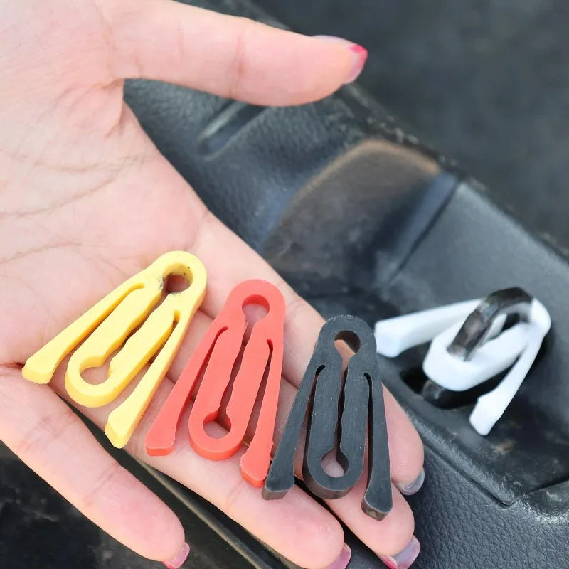 Silicone Car Door Lock Shock Absorber Cushion Car Sound Deadener Damper for VW Golf Passat Tiguan Door Lock Buffer Deadening