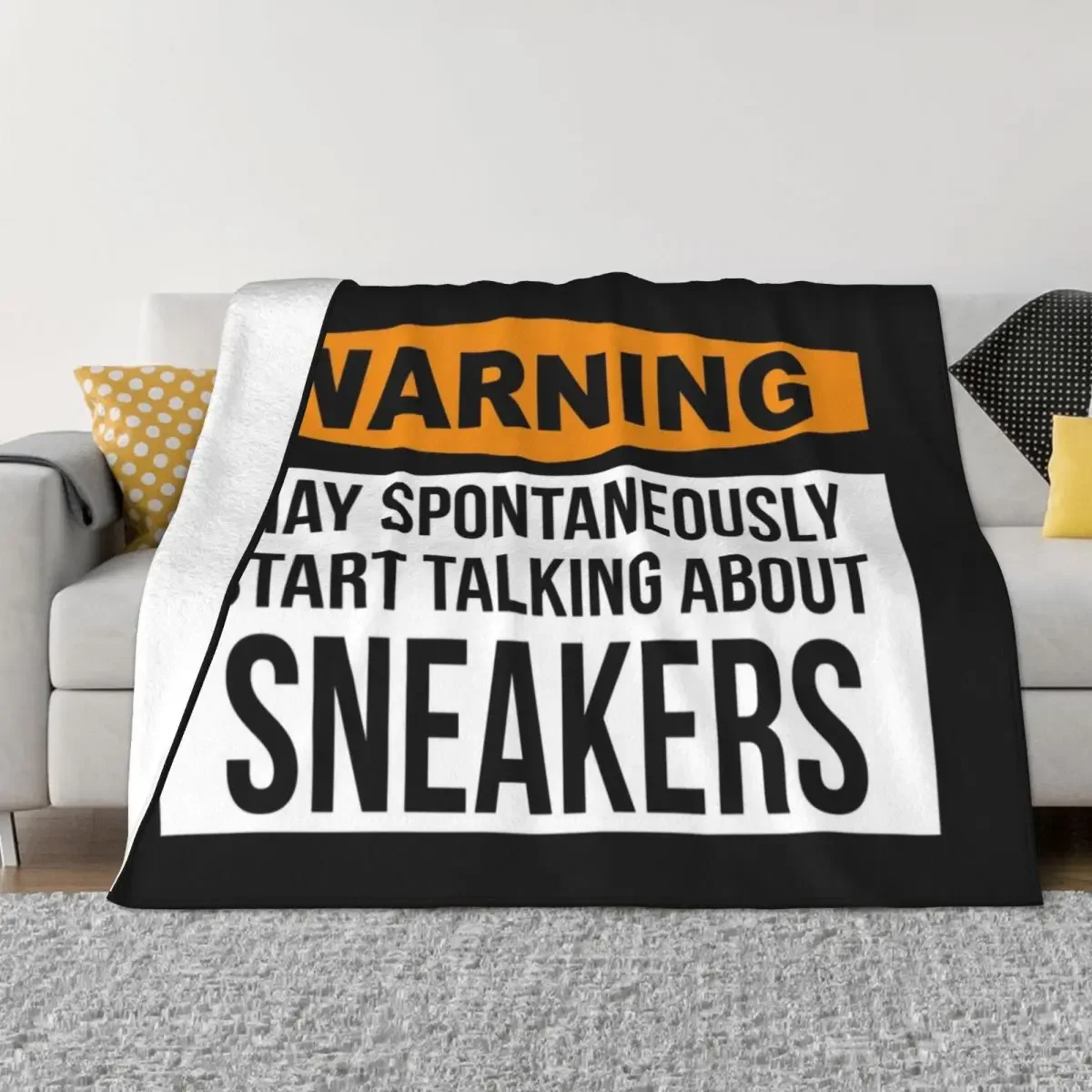 Sneakerhead Throw Blanket Fluffys Large Large blankets ands Cute Blankets