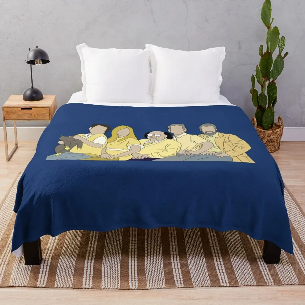 

Itas always sunny Throw Blanket Stain Resistant Cozy Warm Blanket
