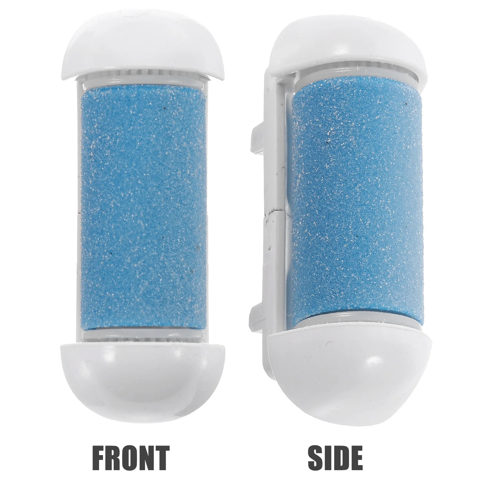 

6pcs Replacement Roller Heads For Electric Foot Exfoliator Water Resistant Dead Skin Removal Tool Pink Blue Foot Care Device