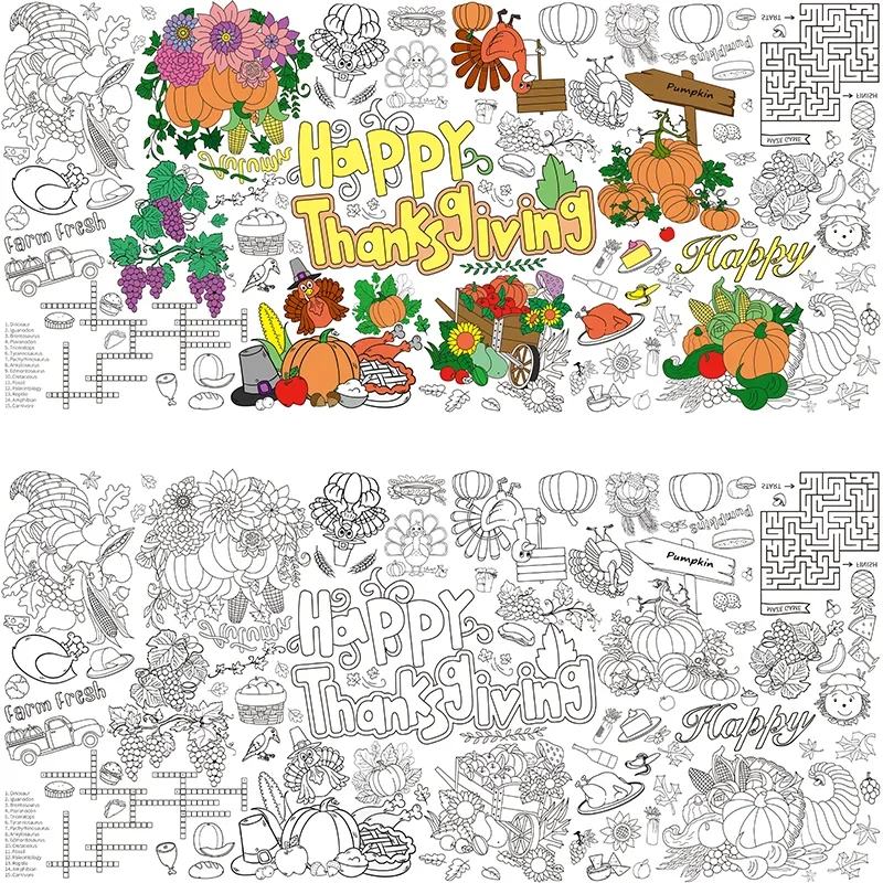 

Children's Graffiti Scroll Coloring Drawing Paper Long Scroll Baby Coloring Canvas Can Stick To Walls Without Getting Dirty