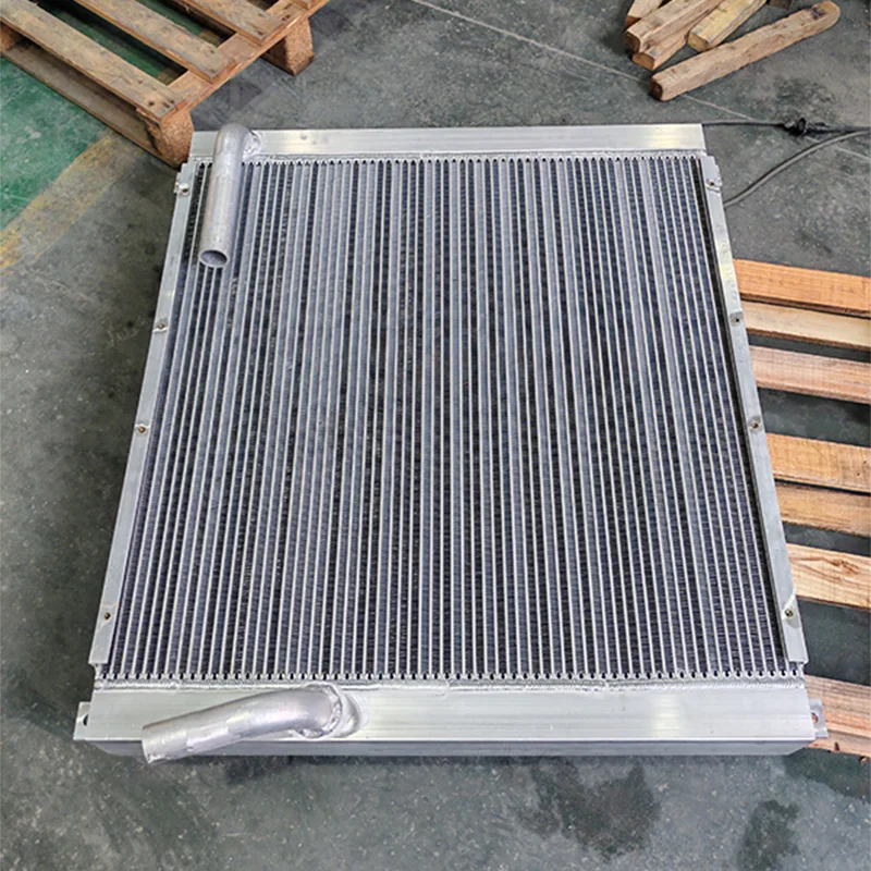 

OEM Motorcycle Oil Cooler Radiator Industrial for Excavator Pump Truck Aluminum Heat Exchanger 220V 380V Crane Engine Oil Cooler