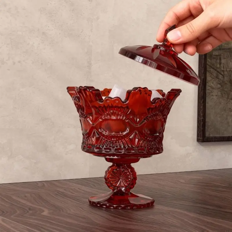 Round Vintage Crown Design Cup Mold for Crafting Unique Holders C71A