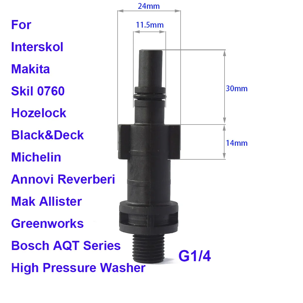 Soap Foam Snow Foam Lance Foam Gun for AR Blue Clean Interskol Makita Michelin Black&Deck Bosch Greenworks High Pressure Washer