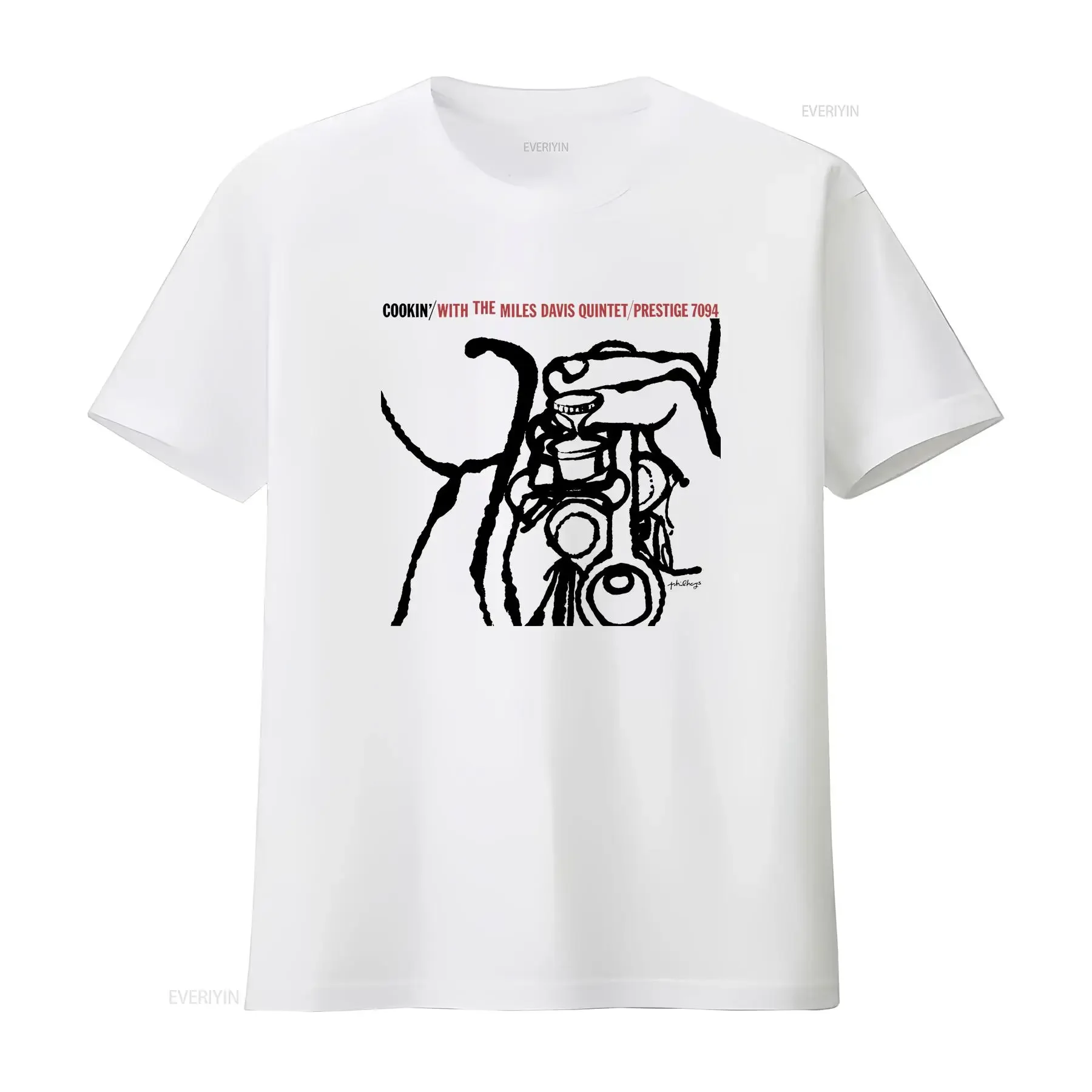 Vintage Miles Davis Cookin' T shirt Prestige Jazz Japan exclusive Rare vintage Washed designer clothes Comfortable graphic