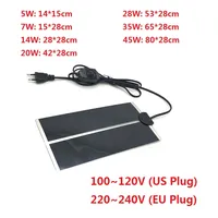 110V 220V Reptile Warm Mat Pet Heating Pad Electric Blanket for Incubator Aquarium 5W/7W/14W/20W/28W/35W/45W