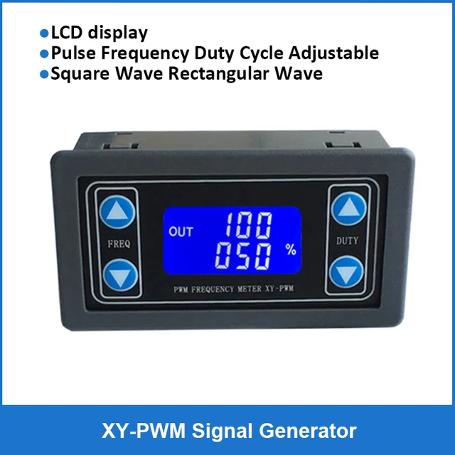 Generator sygnału XY-PWM Częstotliwość impulsów Współczynnik cyklu pracy 1HZ ~ 150KHZ Regulowany generator sygnału prostokątnego o fali prostokątnej