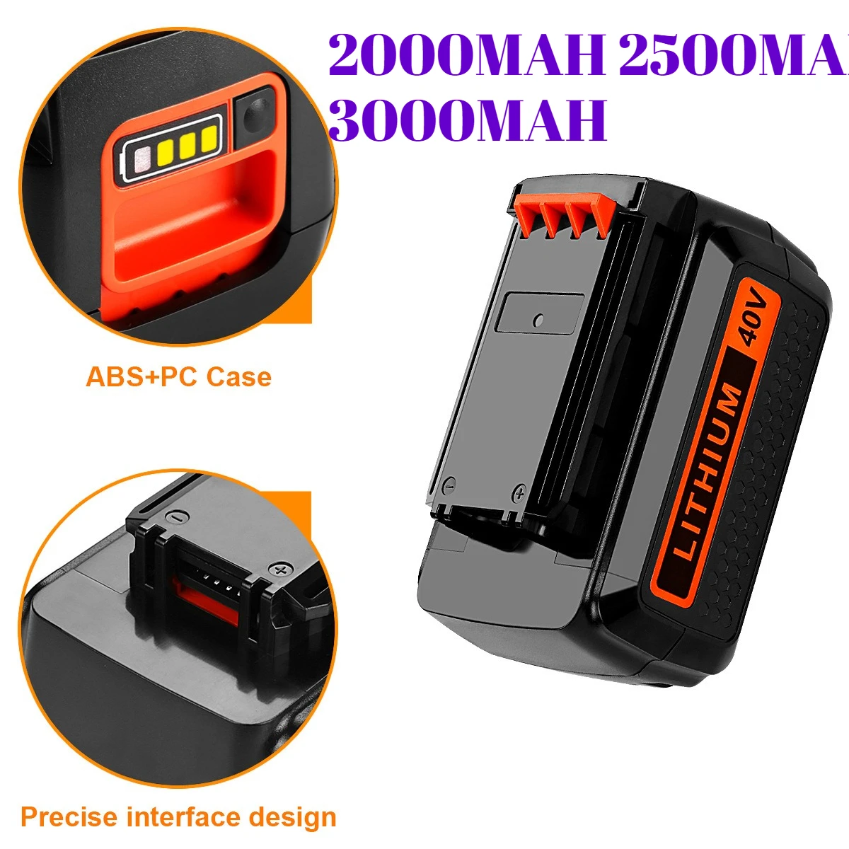 Bateria bauer de 18v, bateria de conversão recarregável de níquel para lítio para baide 18 volts, substituição de ferramentas elétricas sem fio