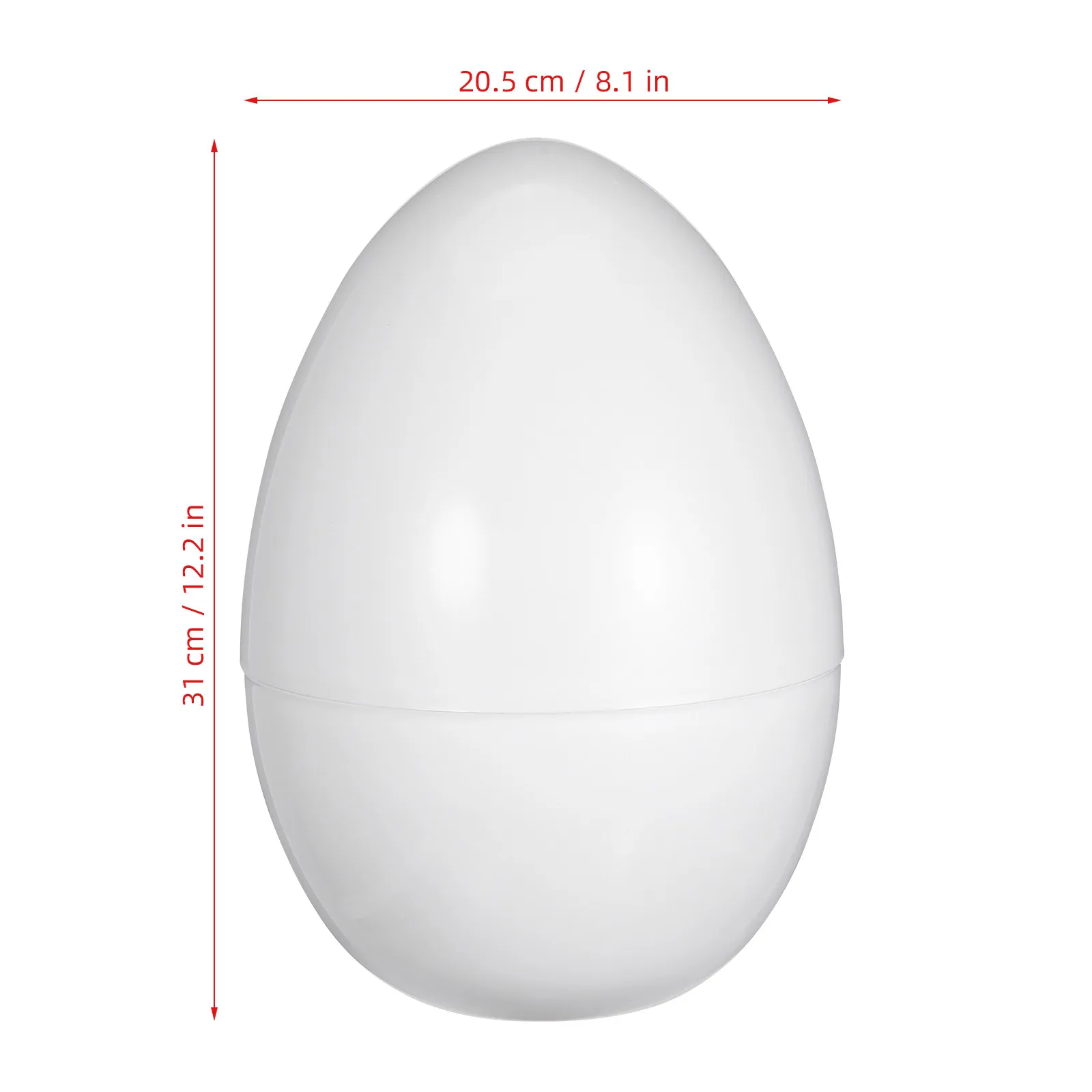 Large Openable Easter Egg Plastic Hollow Box Fillable Candy Holder Refillable Party Decoration Easter Supplies
