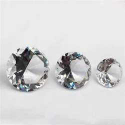 2-10cm Crystal Glass Diamond Crystal Faceted Cut Glass Diamond Glass Diamond Crafts Gift Party Gift Large Romantic Diamond Decor