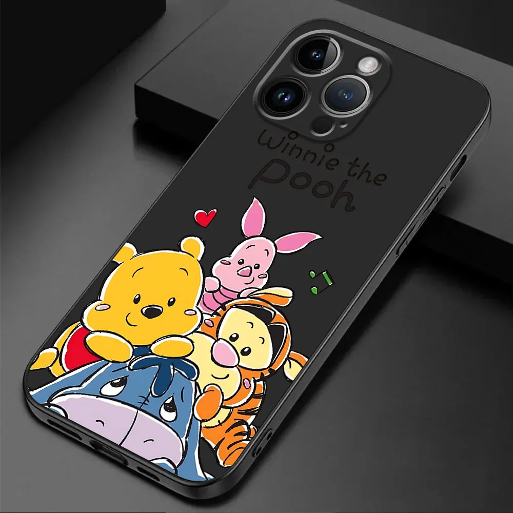 Disney Winnie-funda de silicona para Google Pixel 8 Pro, 7a, 6a, 6 Pro, 7 Pro