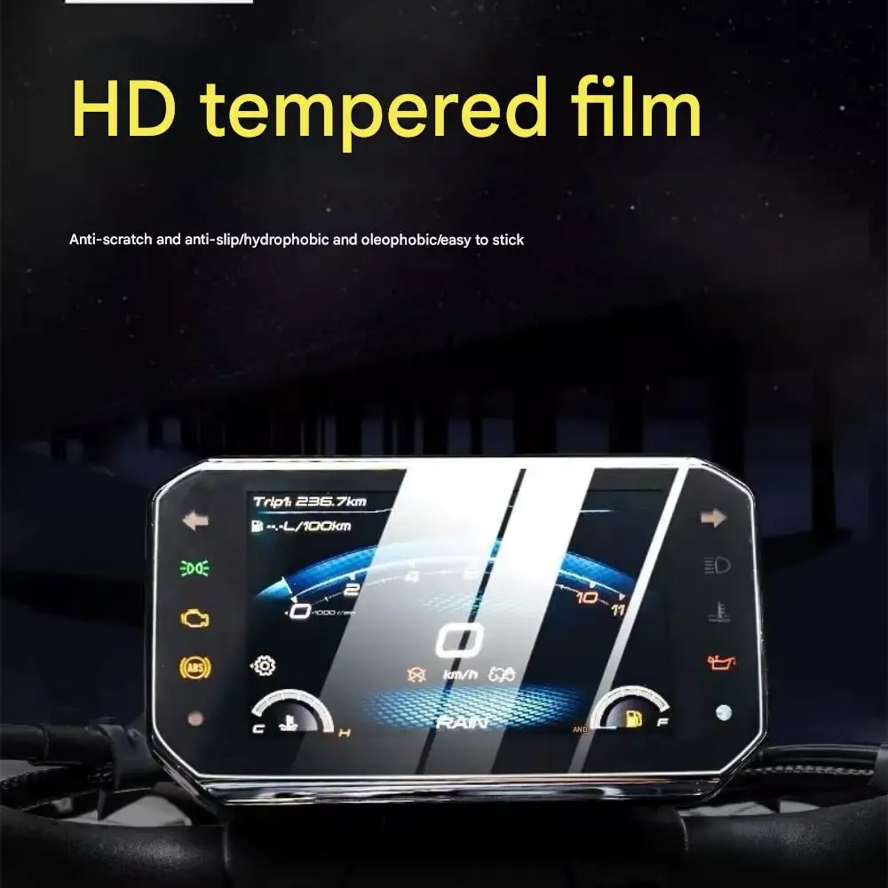 Motorcycle instrument screen protector modified tempered film scratch-resistant waterproof sticker for CFMOTO 450MT MT450 450mt