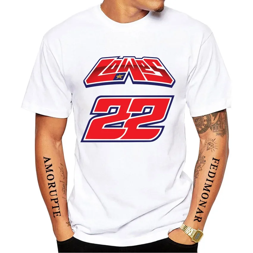 Sam Lowes 22 GP 2023 T-Shirt New Summer Men Short Sleeve GS Adventure Moto Sport Casual White Tops Man Motorcycle Rider Tees