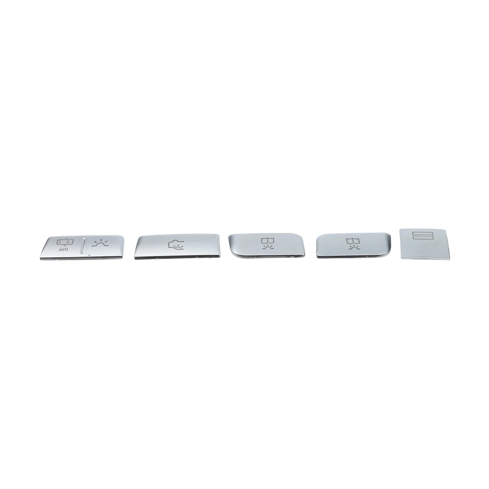 For Mercedes for gla 2015-2019 Interior Switch Cap Roof Reading Lamp Silver Self-adhesive Backing Easy Installation