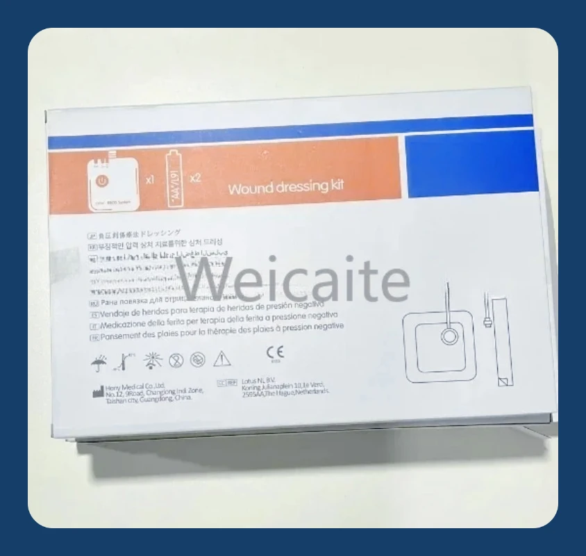 Advanced negative pressure wound treatment system, negative pressure pump NPWT dressing with RECO system (optional)