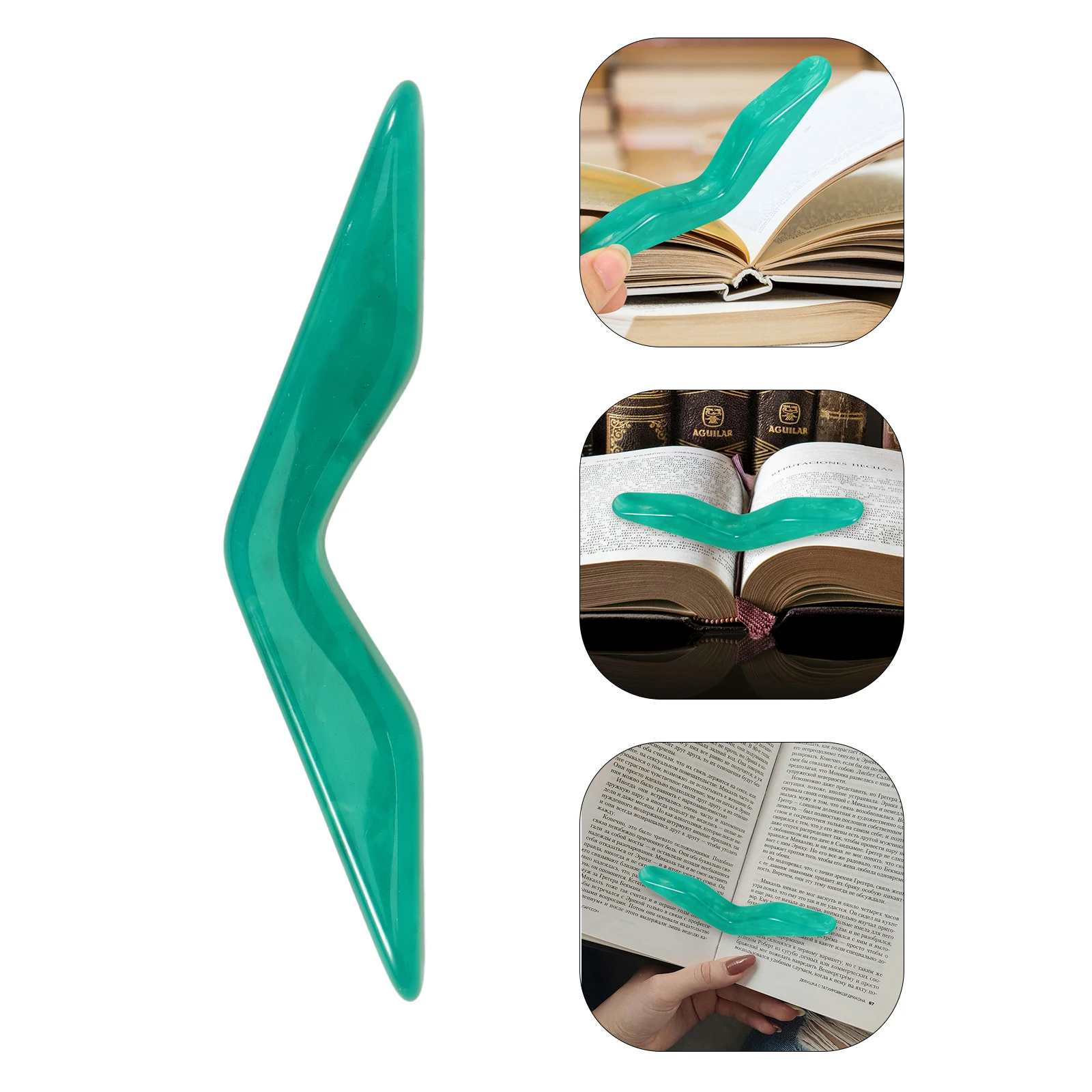 2Pcs Elegant Thumb Page Holder Book Holder for Kids and Adults Lightweight Reading Accessory