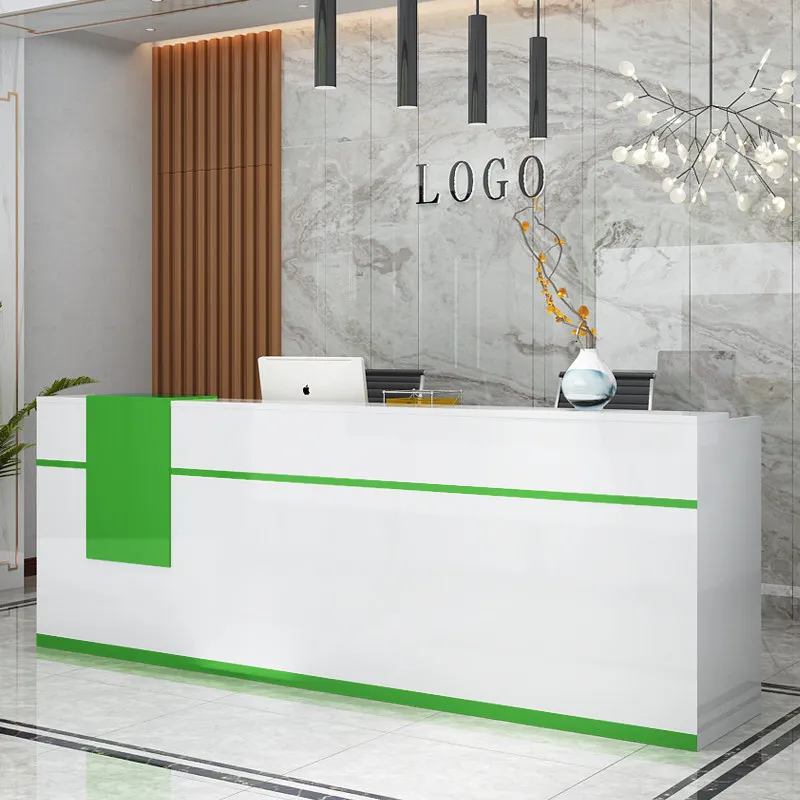 

Beauty Shop Reception Desks Modern Bar Luxury Hotel Long Display Design Reception Desks Company Mostrador Commercial Furniture