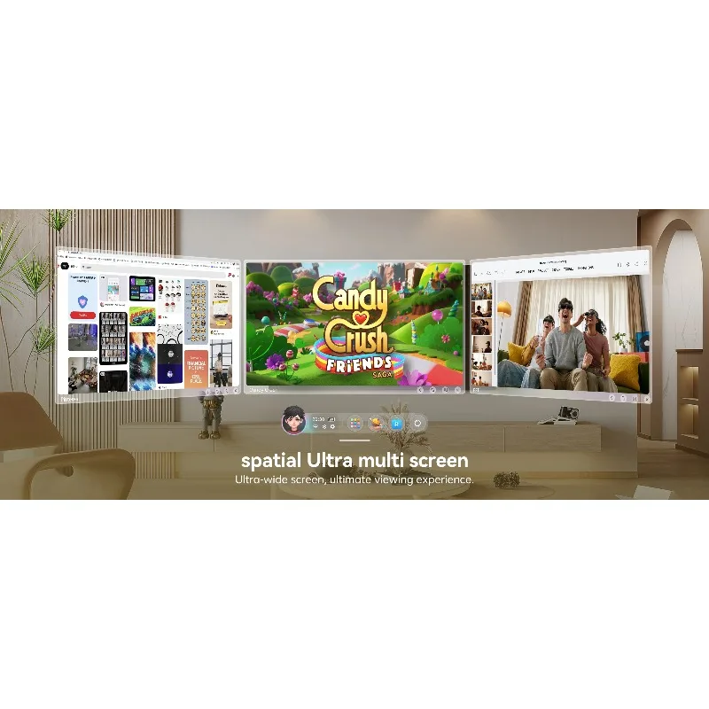2 Pocket TV AR Space 5000mAh 8+128GB  Suitable for Rokid Max2 and Other AR  Station