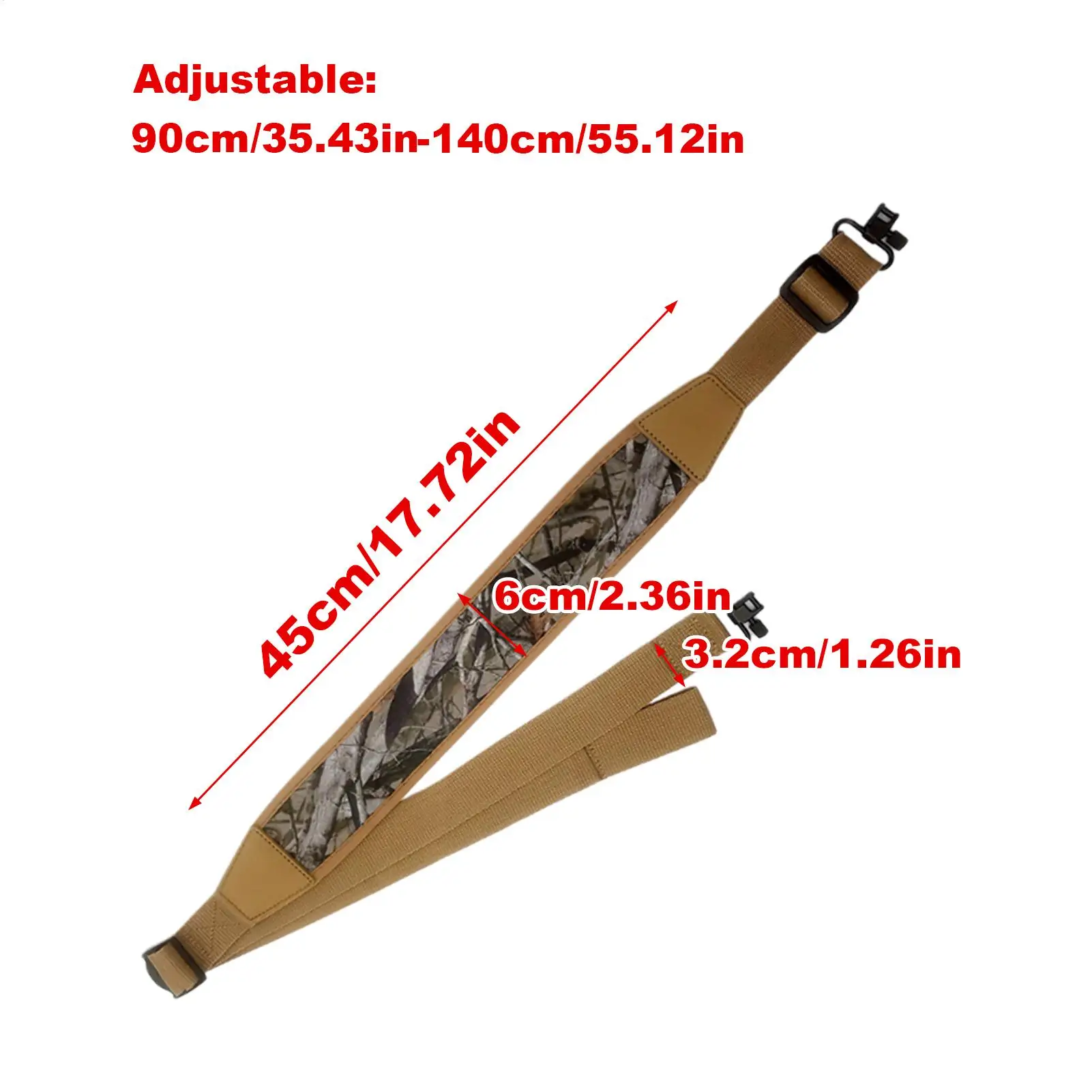 Shoulder Strap For Bag Anti-Slip Comfortable Adjustable Padded Shoulder Straps For Bags For Backpack Briefcase Duffle Laptop