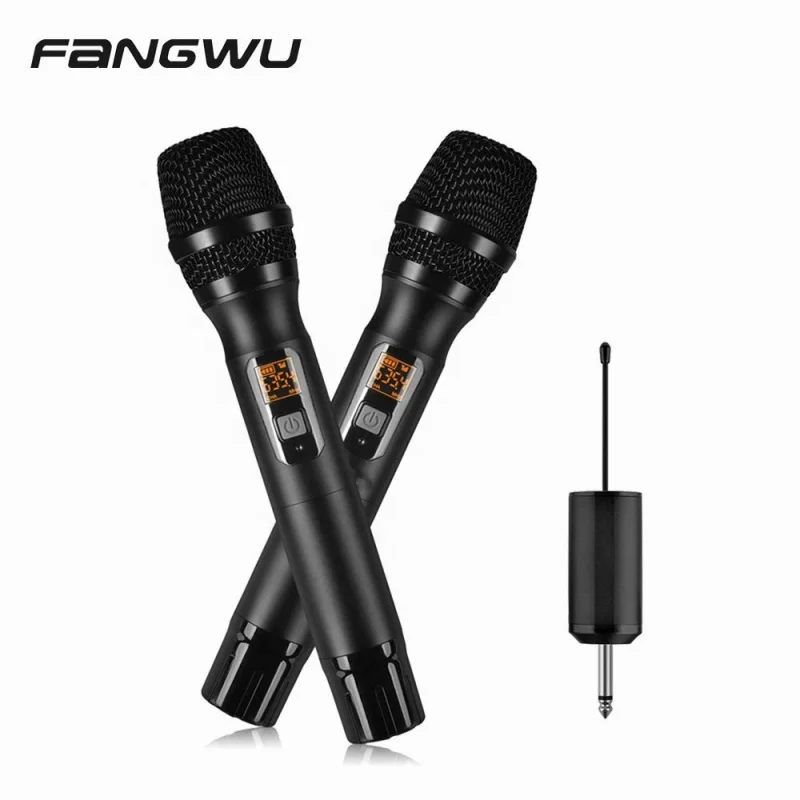 

Профессиональная двухканальная беспроводная микрофонная система UHF